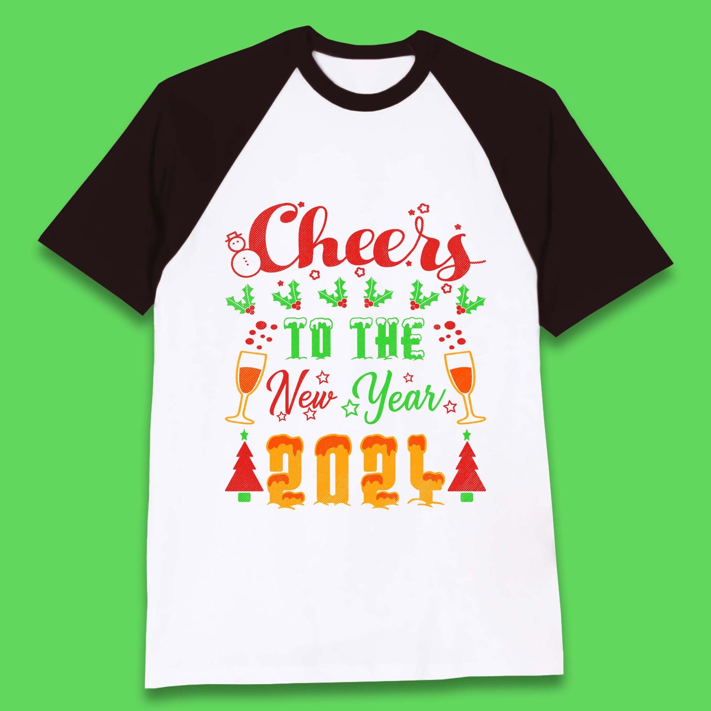 Cheers To The New Year 2024 Baseball T-Shirt