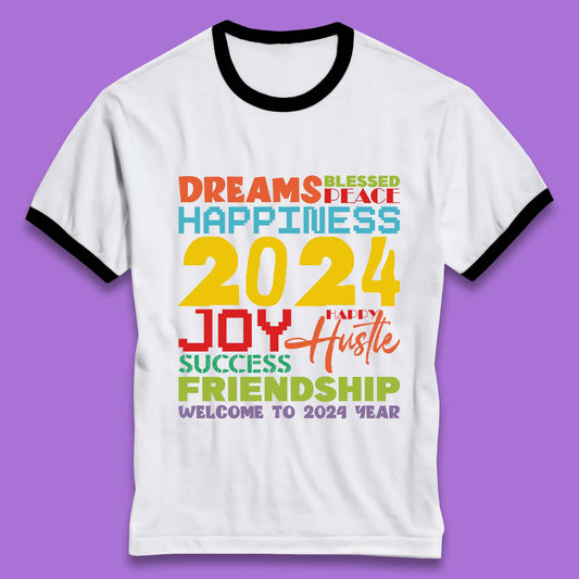 Welcome To 2024 Year Ringer T-Shirt