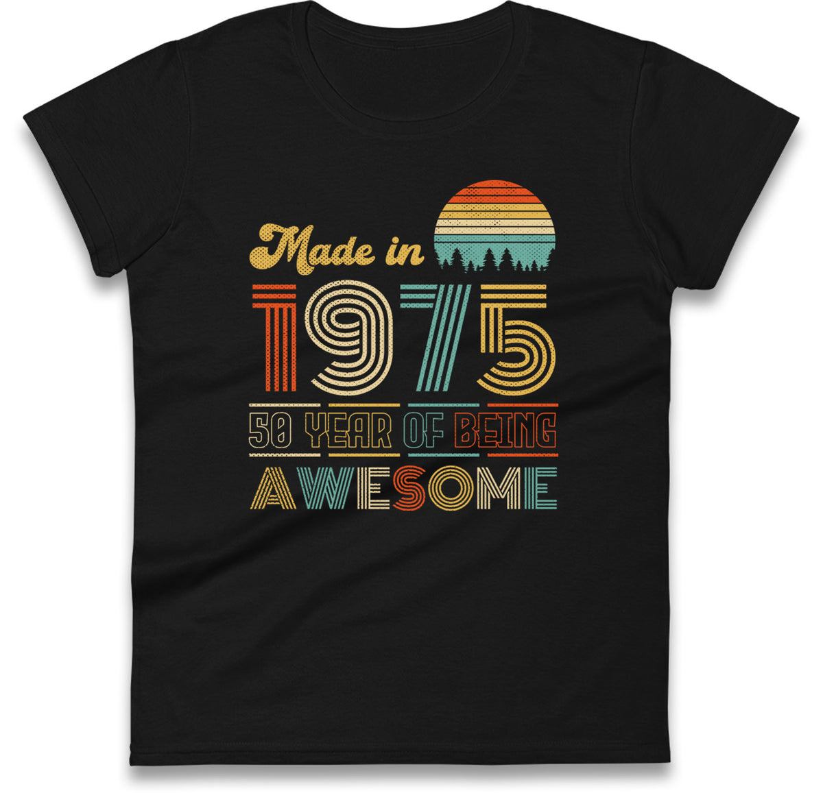 Vintage 50th Birthday Womens T Shirt
