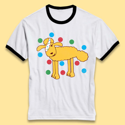 Spotty Pudsey Sheep Children In Need Dotty Spot Charity Raising Pudsey Sheep Ringer T Shirt