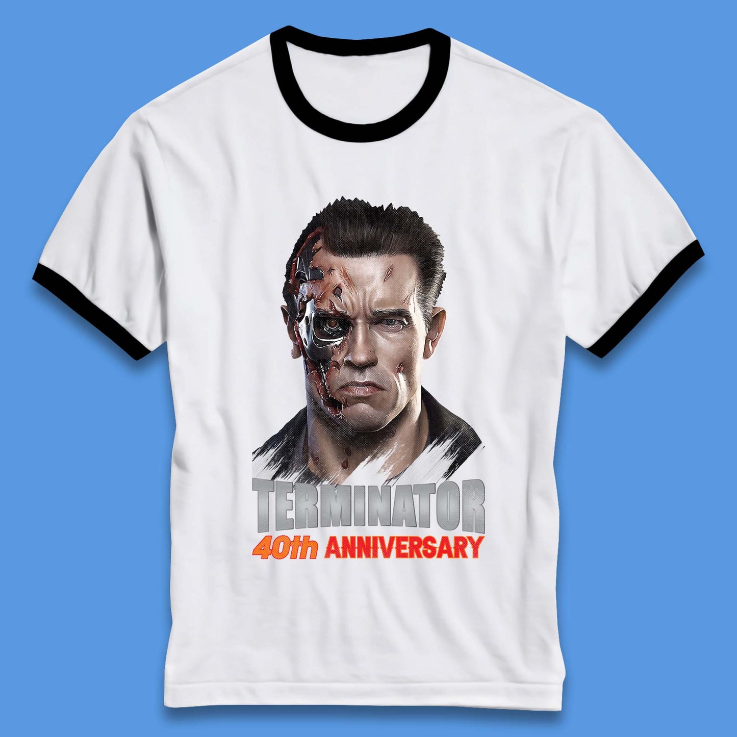 Terminator 40th Anniversary Ringer T-Shirt