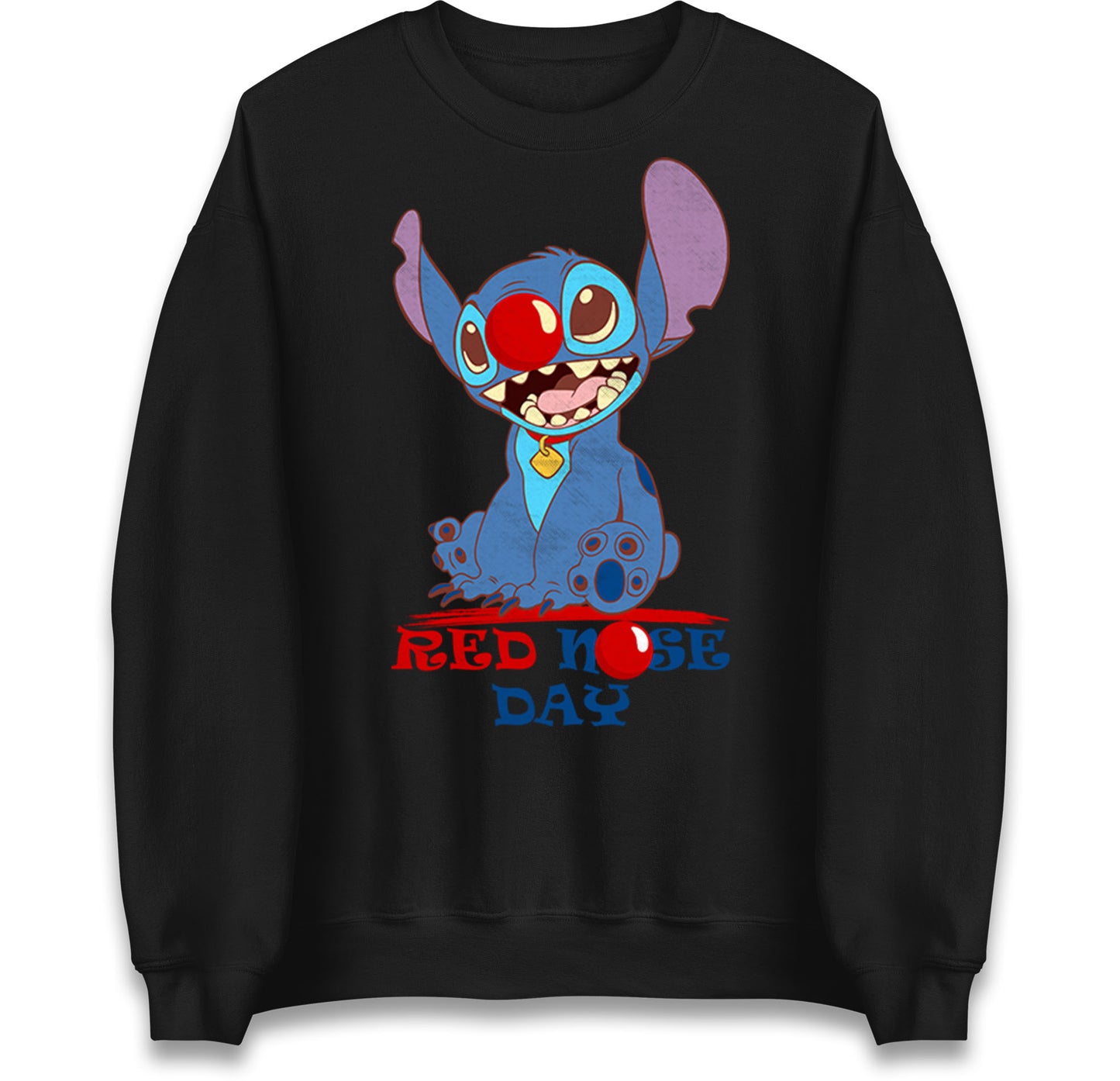 stitch red nose day jumper