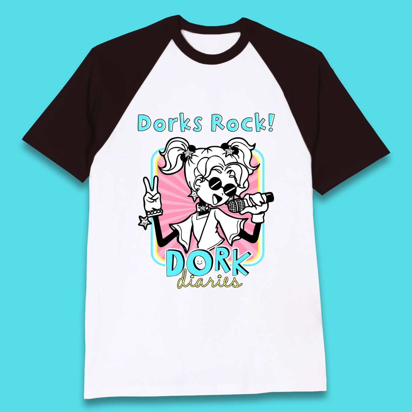 Dorks Rock Dork Diaries Baseball T-Shirt