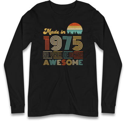 Vintage 50th Birthday Long Sleeve T Shirt