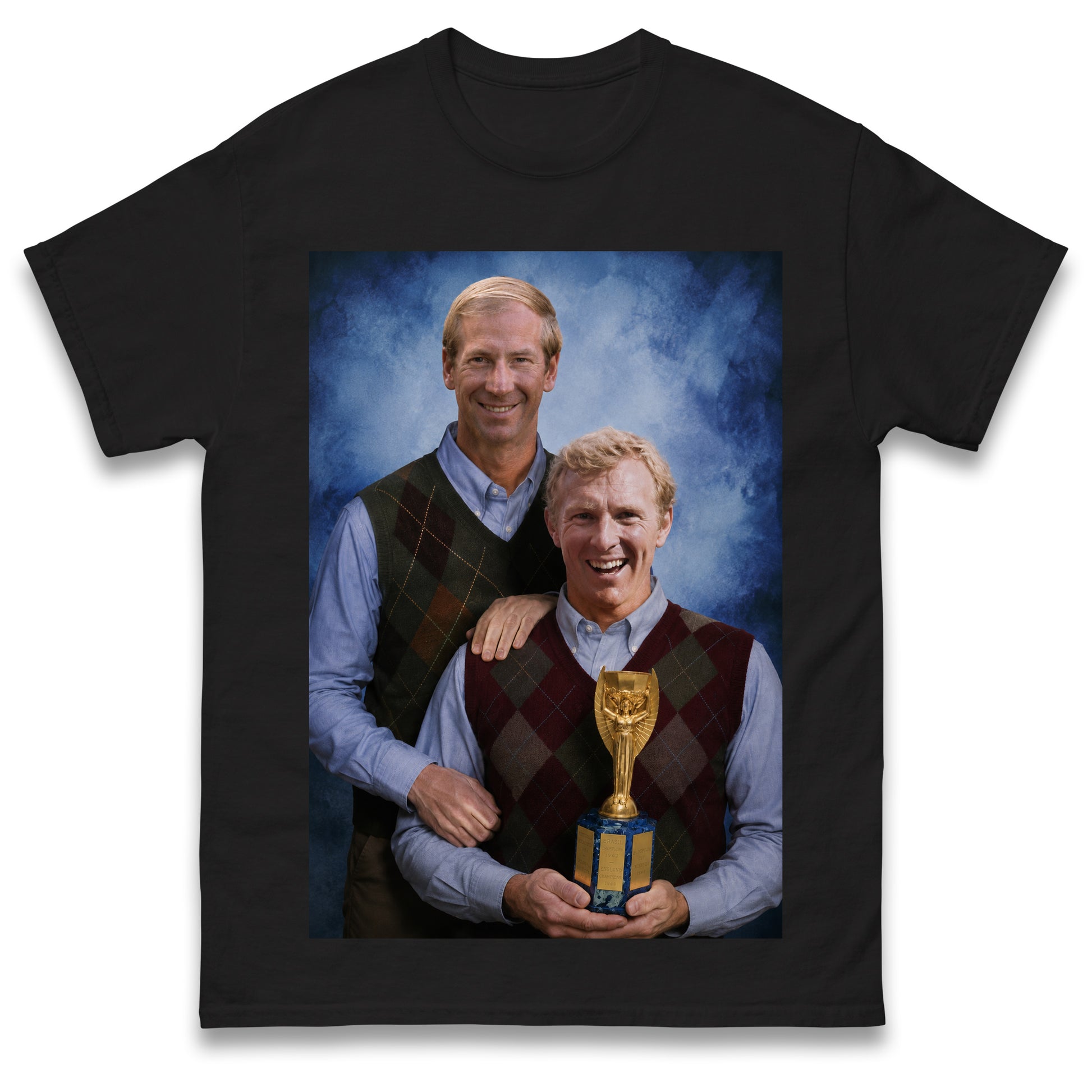 Bobby Moore Bobby Charlton Step Brothers Style England 1966 Shirt