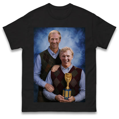 Bobby Moore Bobby Charlton Step Brothers Style England 1966 Shirt