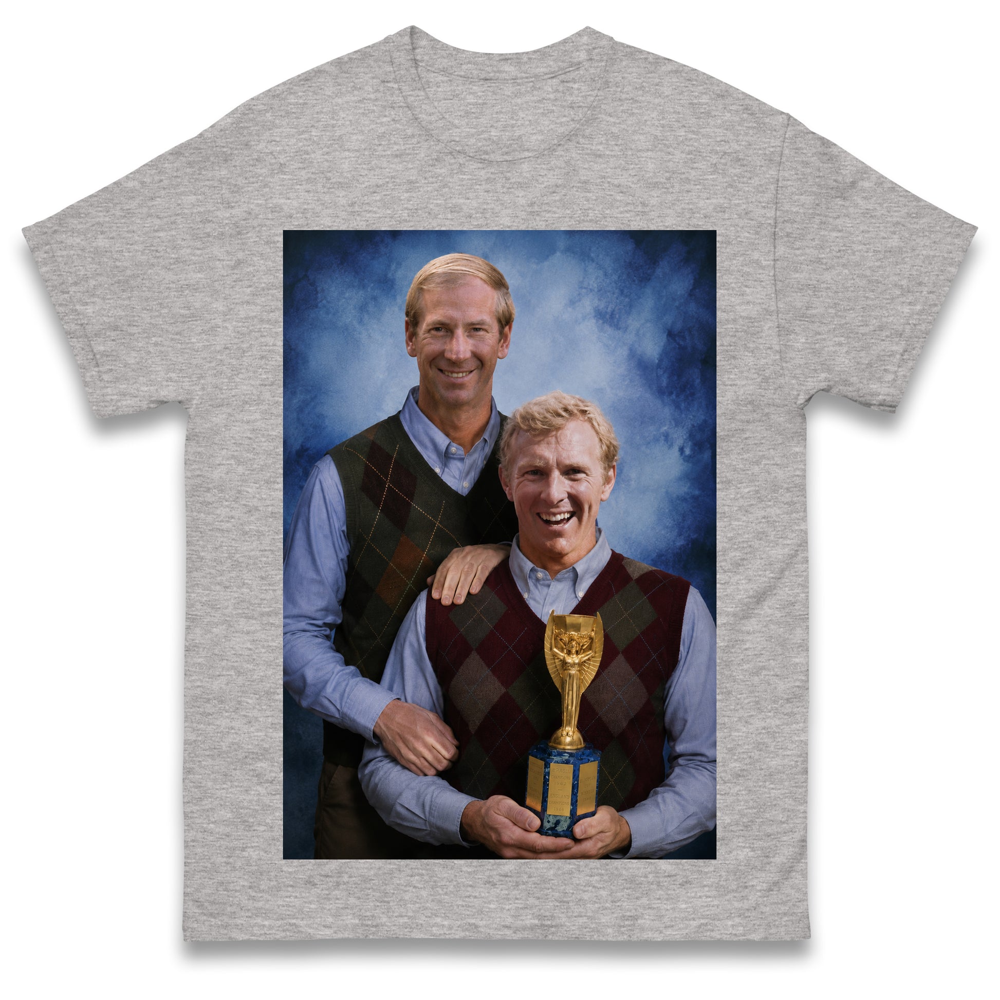 Bobby Moore Bobby Charlton Step Brothers Style England 1966 Shirt