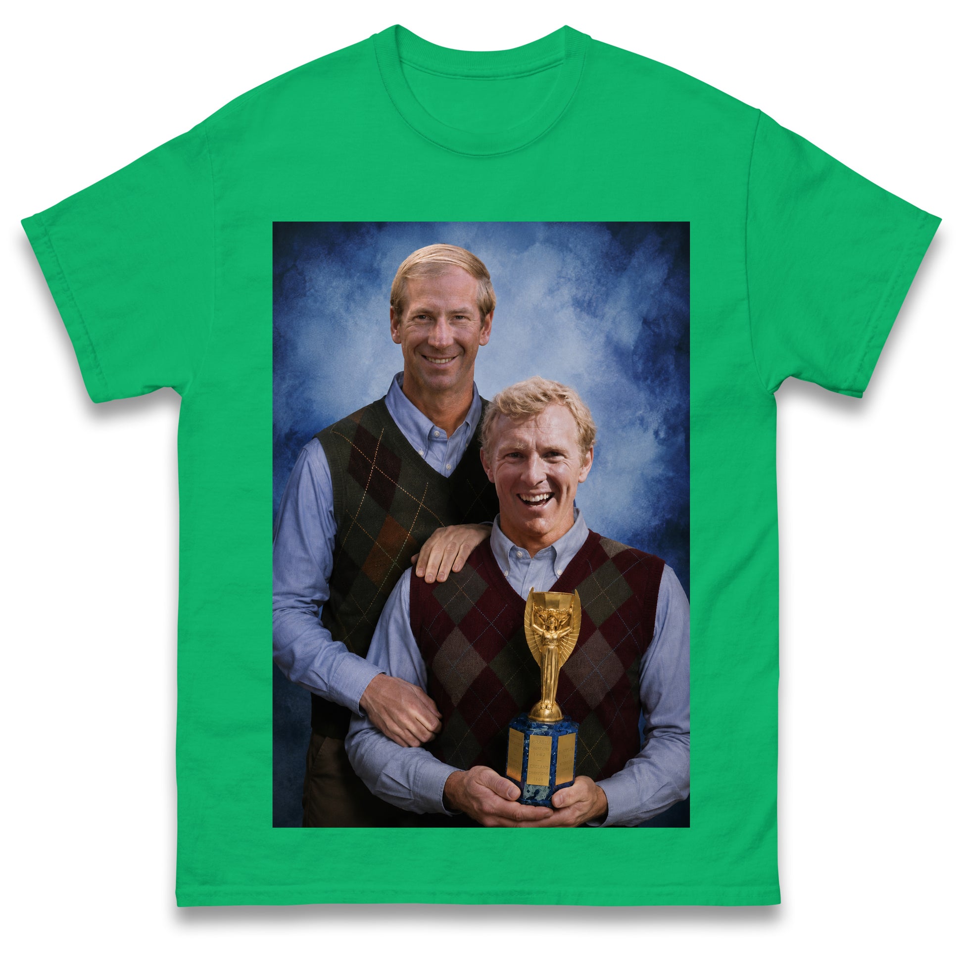 Bobby Moore Bobby Charlton Step Brothers Style England 1966 Shirt