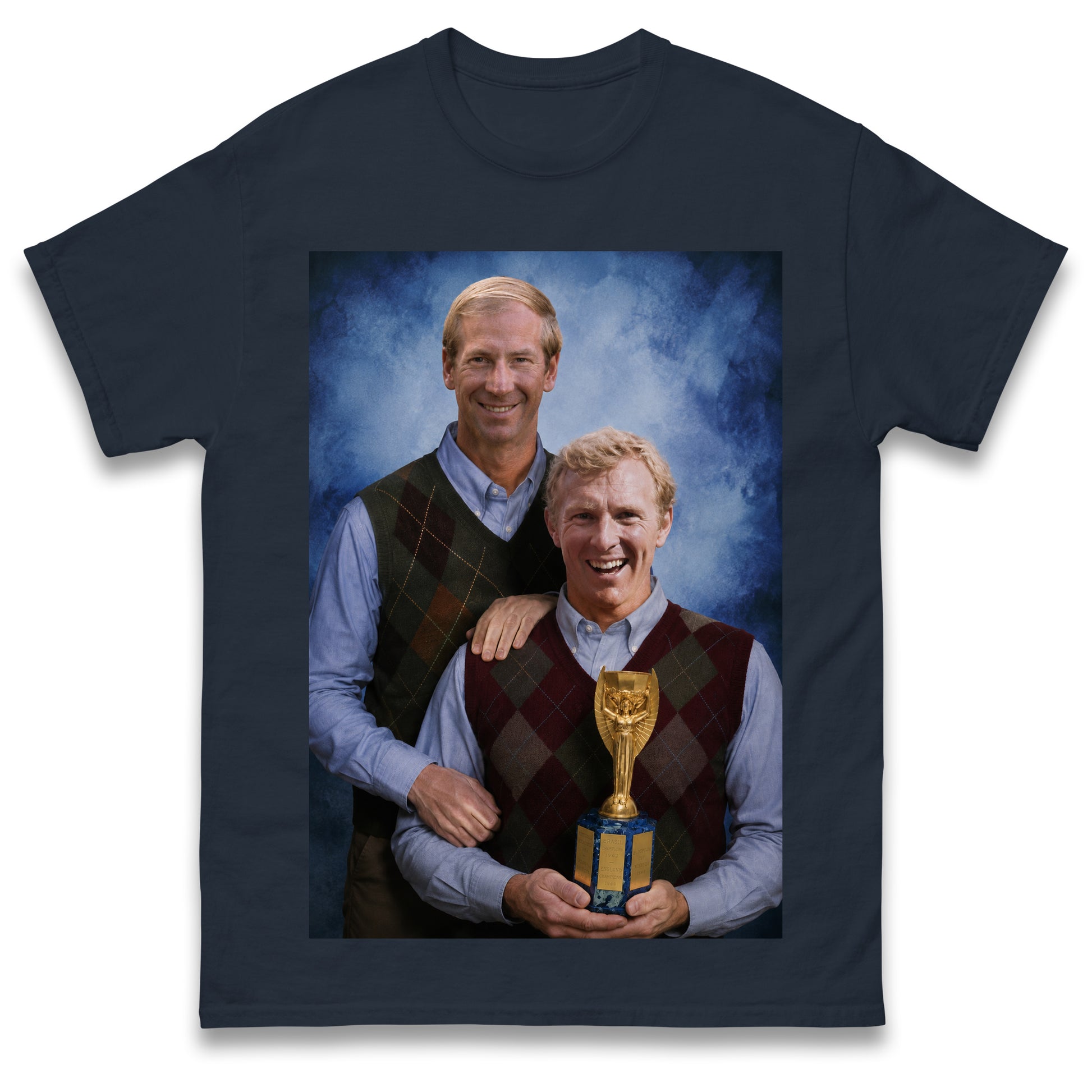 Bobby Moore Bobby Charlton Step Brothers Style England 1966 Shirt