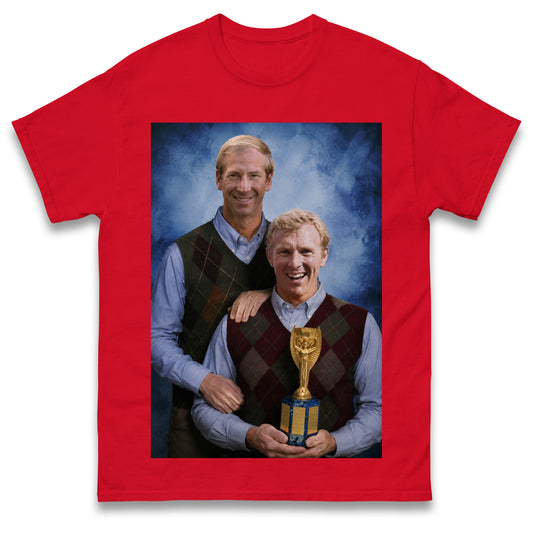 Bobby Moore Bobby Charlton Step Brothers Style England 1966 Shirt