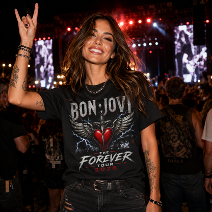 Bonjovi The Forever Tour 2026 T Shirt