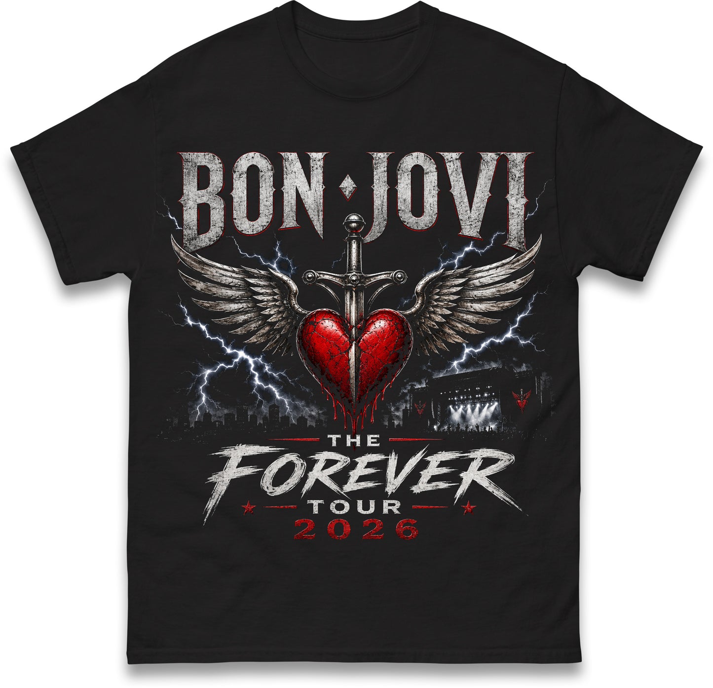 Bonjovi The Forever Tour 2026 T Shirt