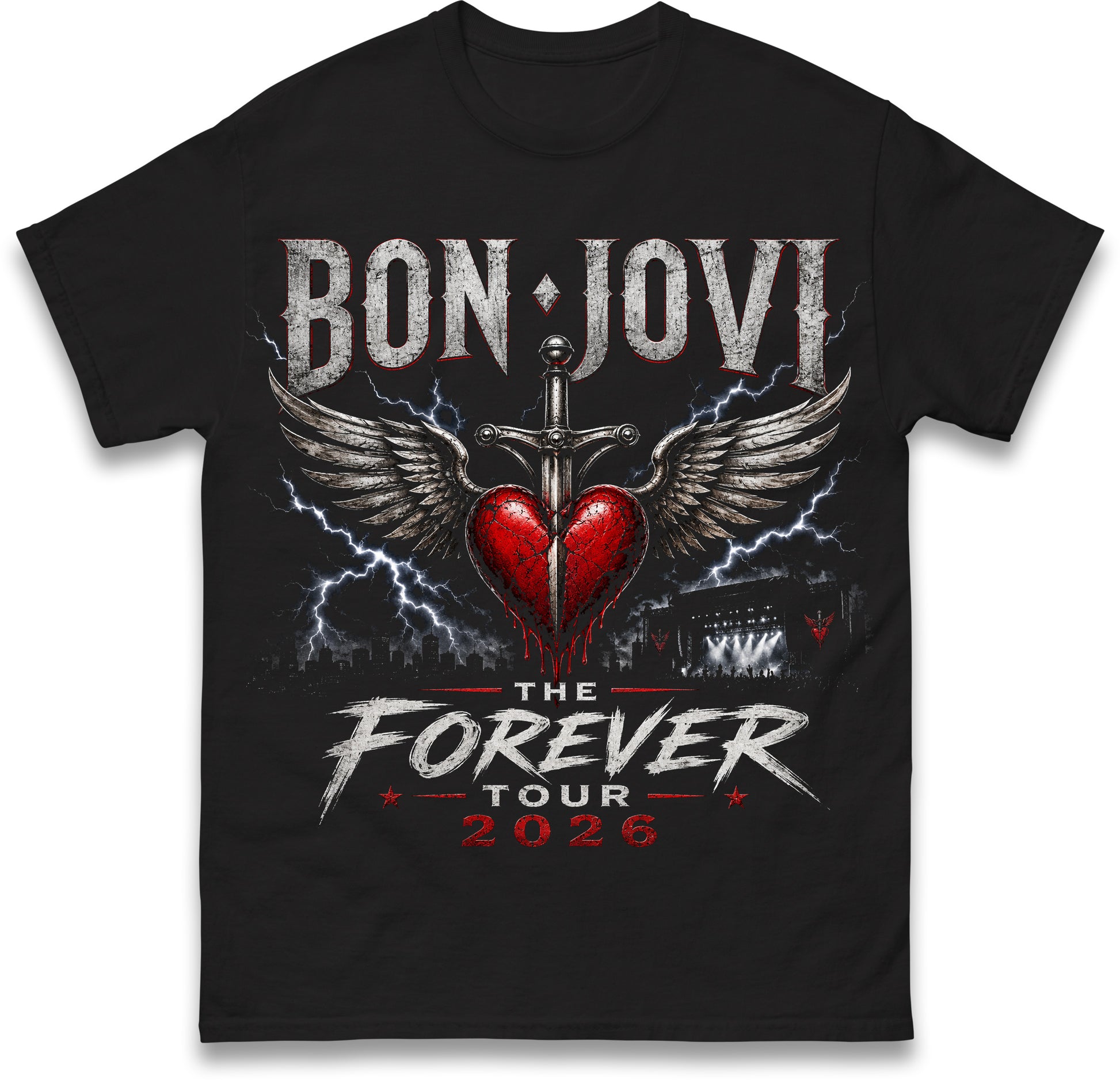Bonjovi The Forever Tour 2026 T Shirt