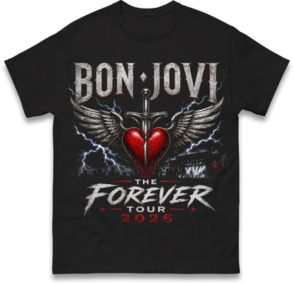 Bonjovi The Forever Tour 2026 T Shirt