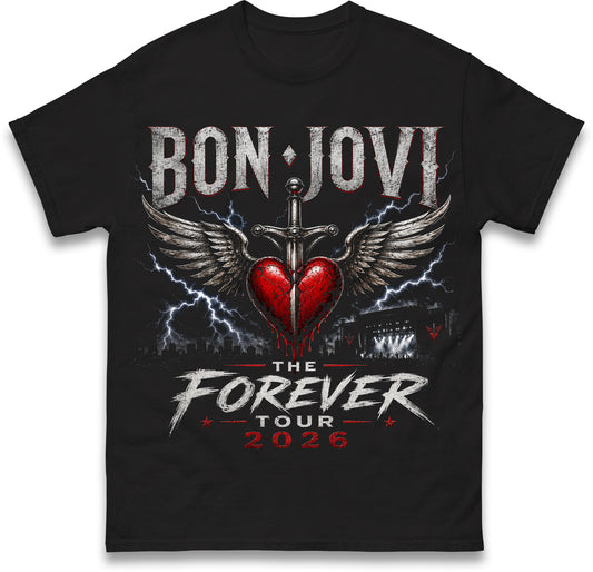 Bonjovi The Forever Tour 2026 T Shirt