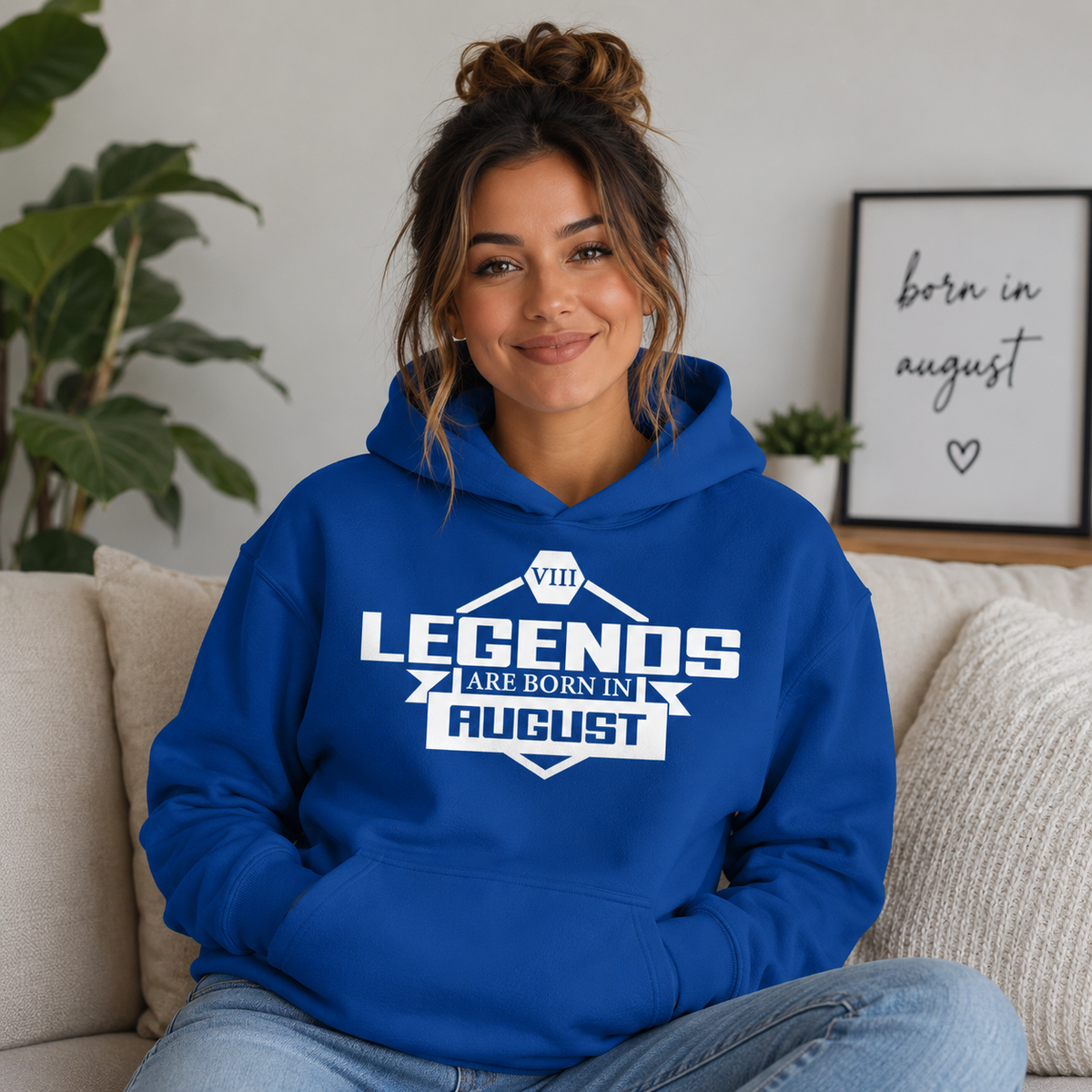 Born in August Gift Hoodie