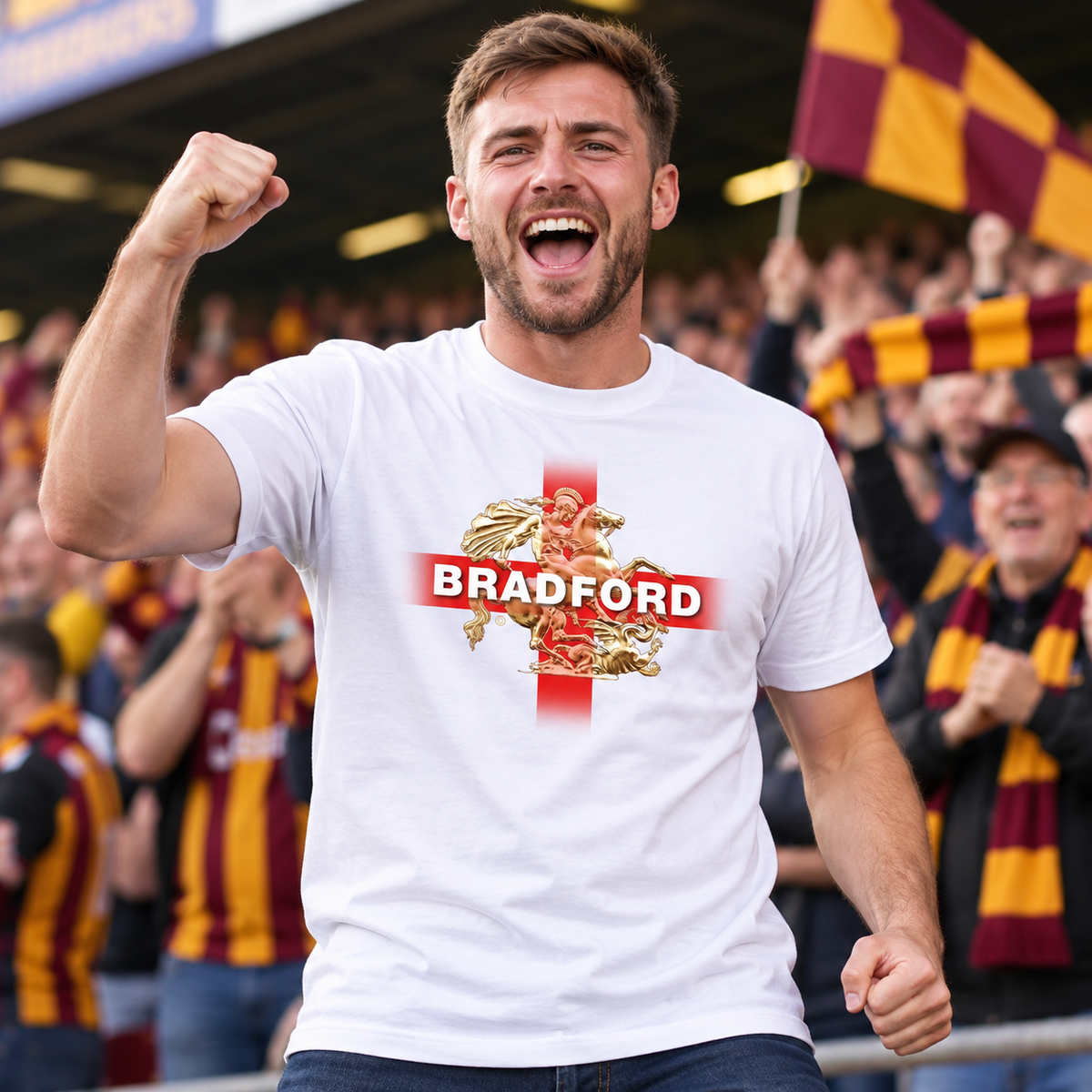 Bradford City Football Shirt