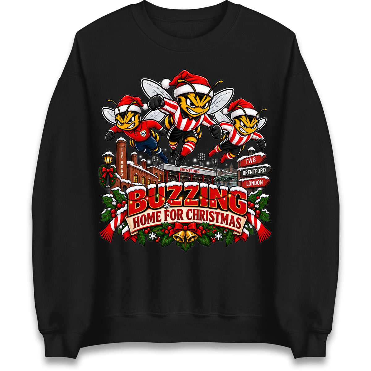 Brentford Football Christmas Jumper