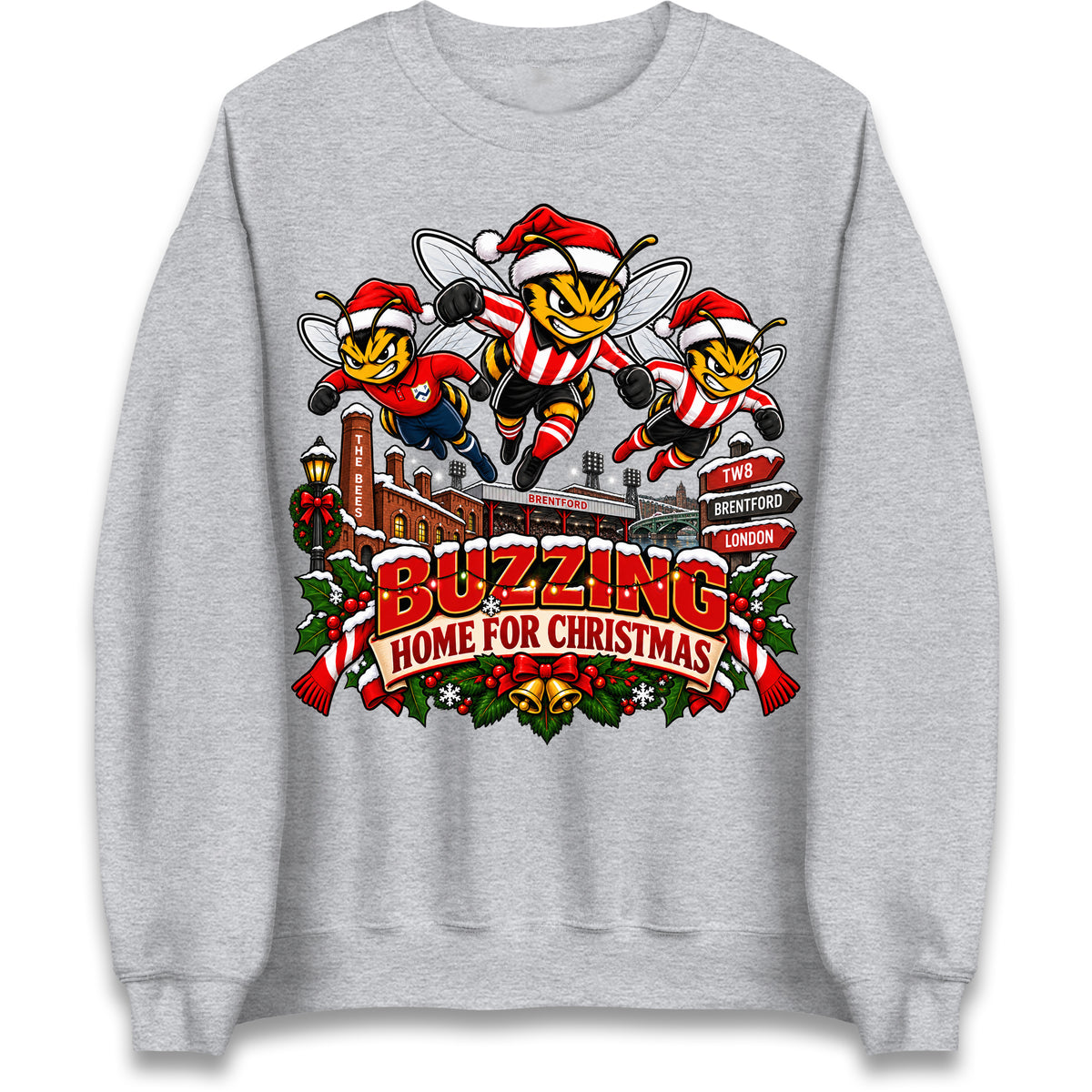 Brentford Football Christmas Jumper
