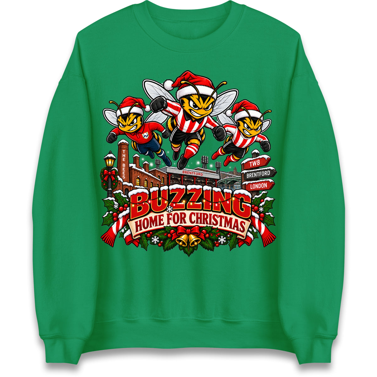 Brentford Football Christmas Jumper