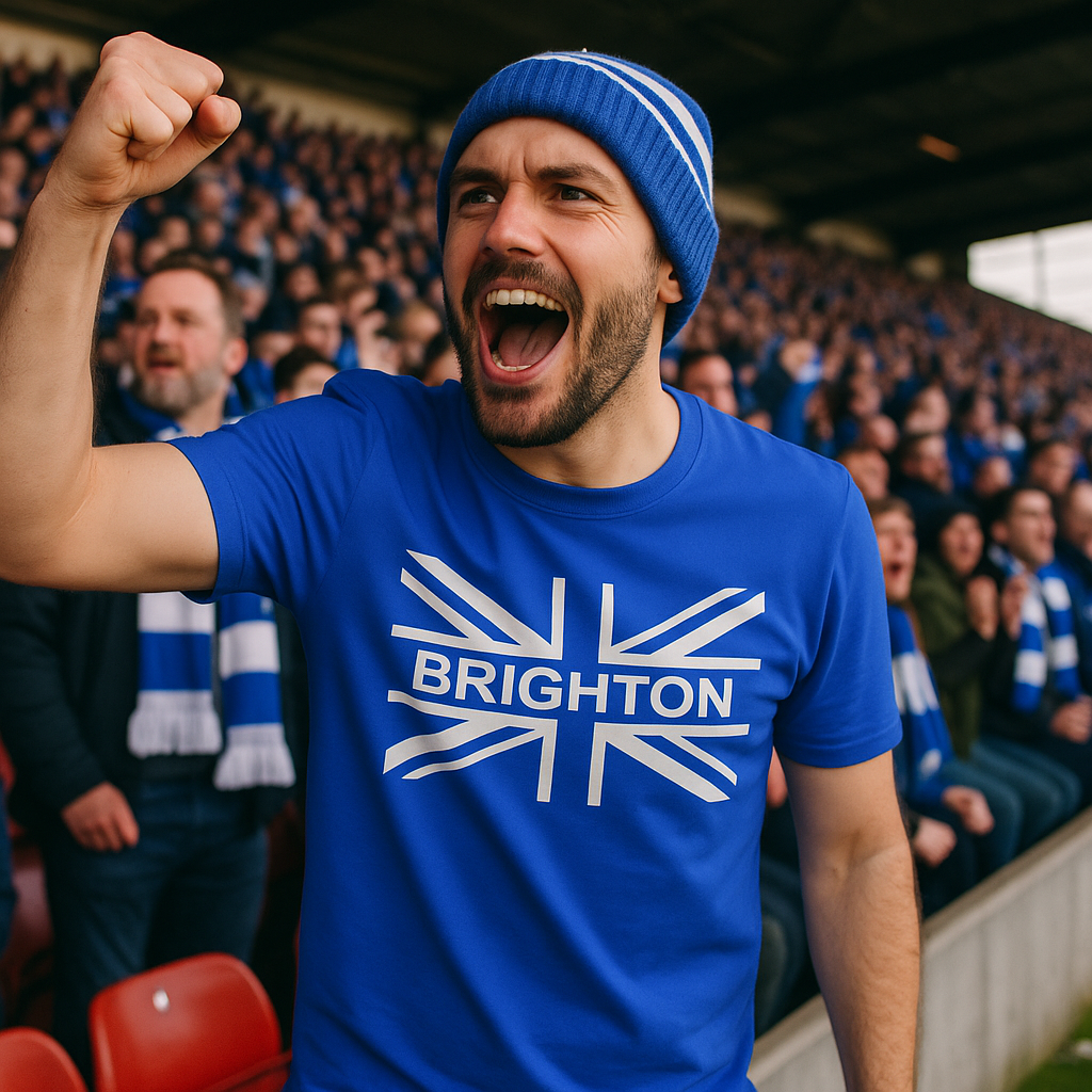 Brighton Football Flag Shirt
