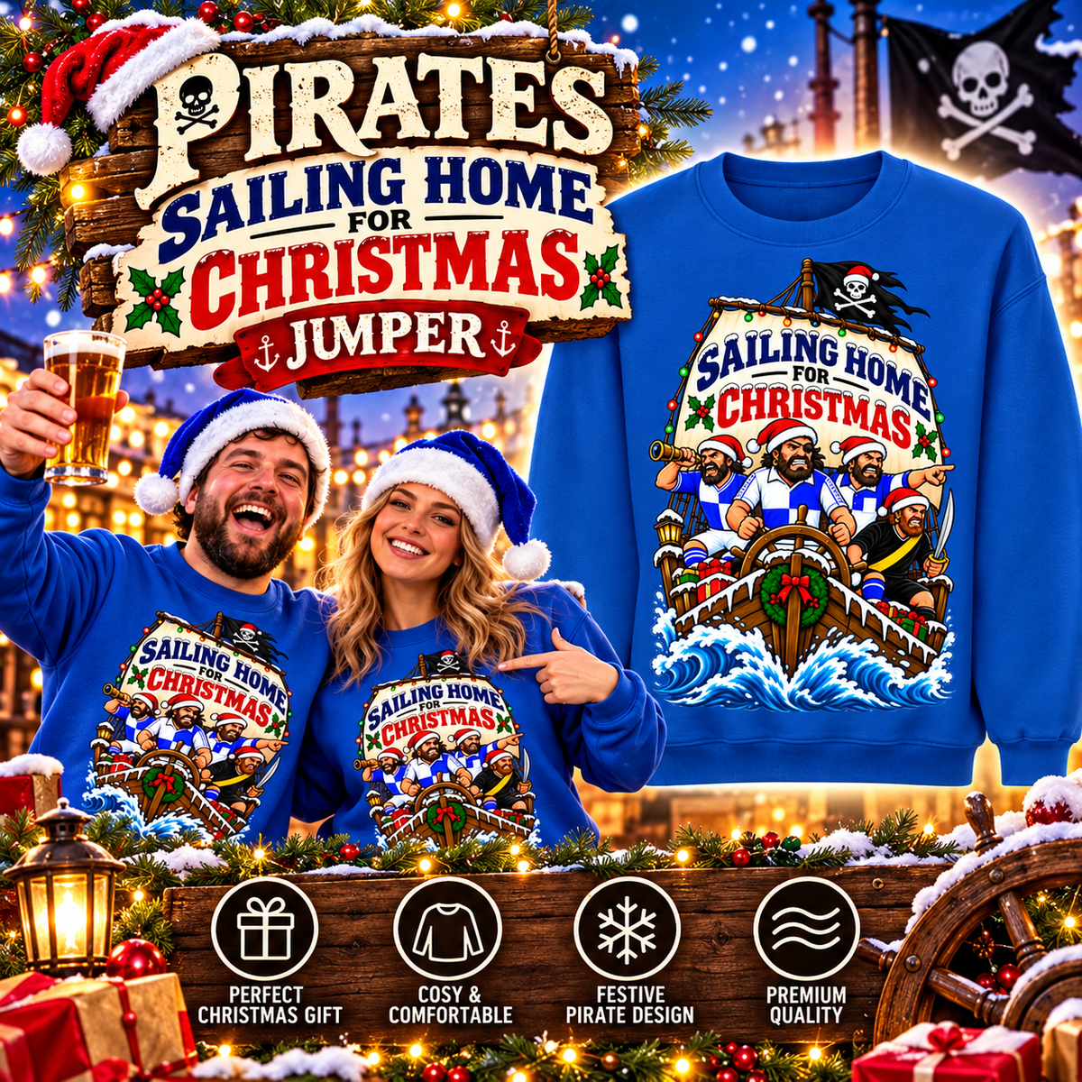 Bristol Rovers Christmas Jumper