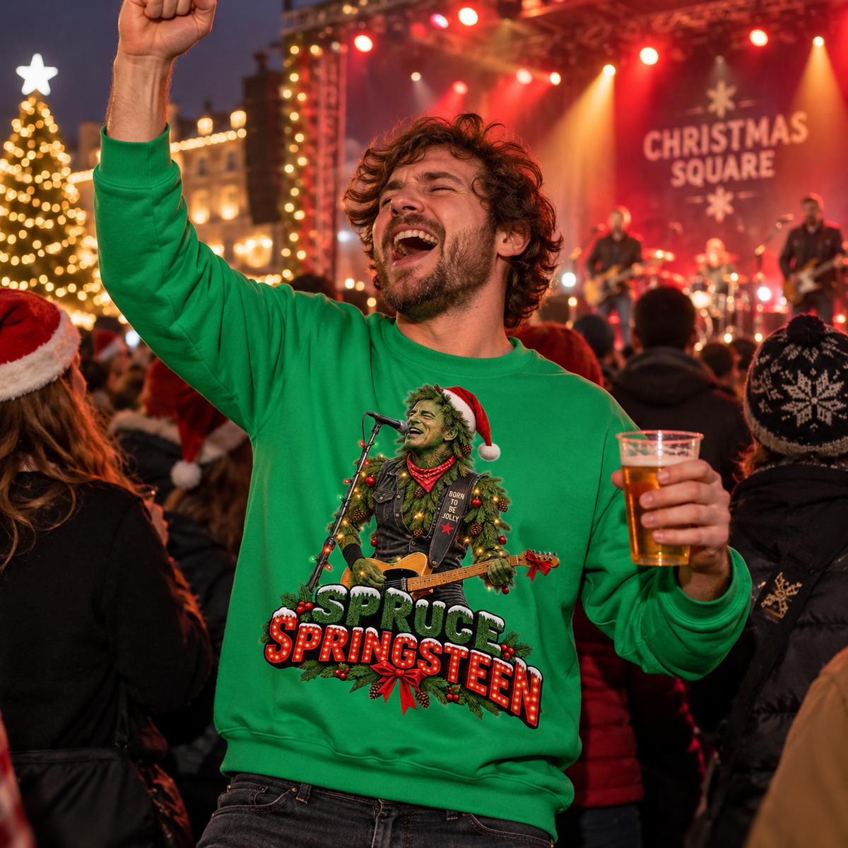 Bruce Springsteen Christmas Jumper