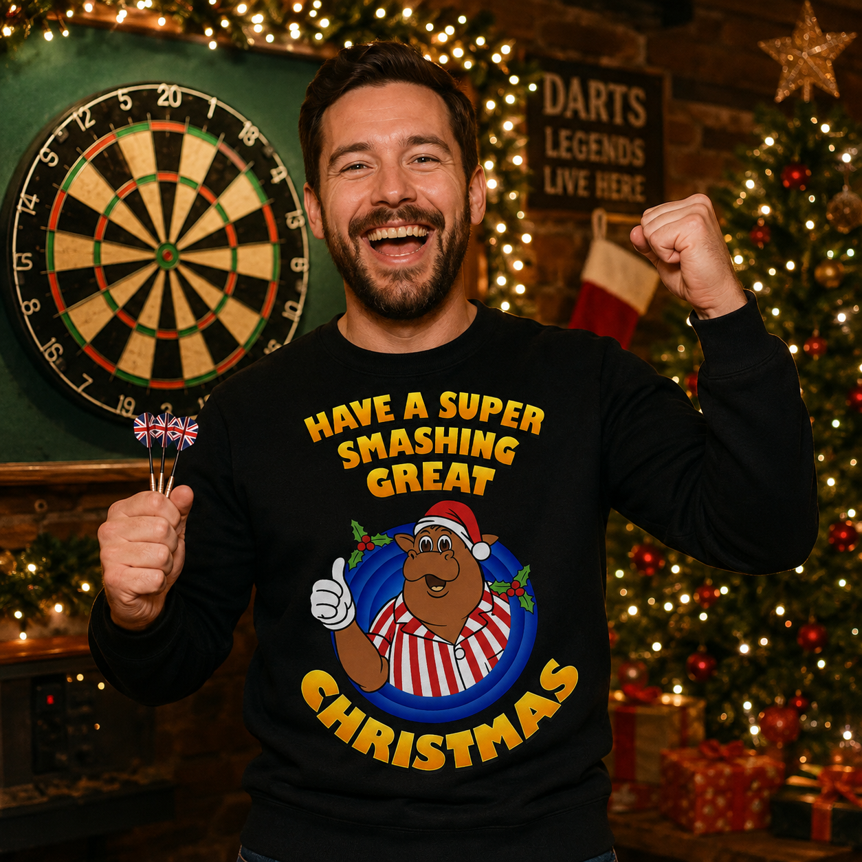 Bullseye Christmas Jumper