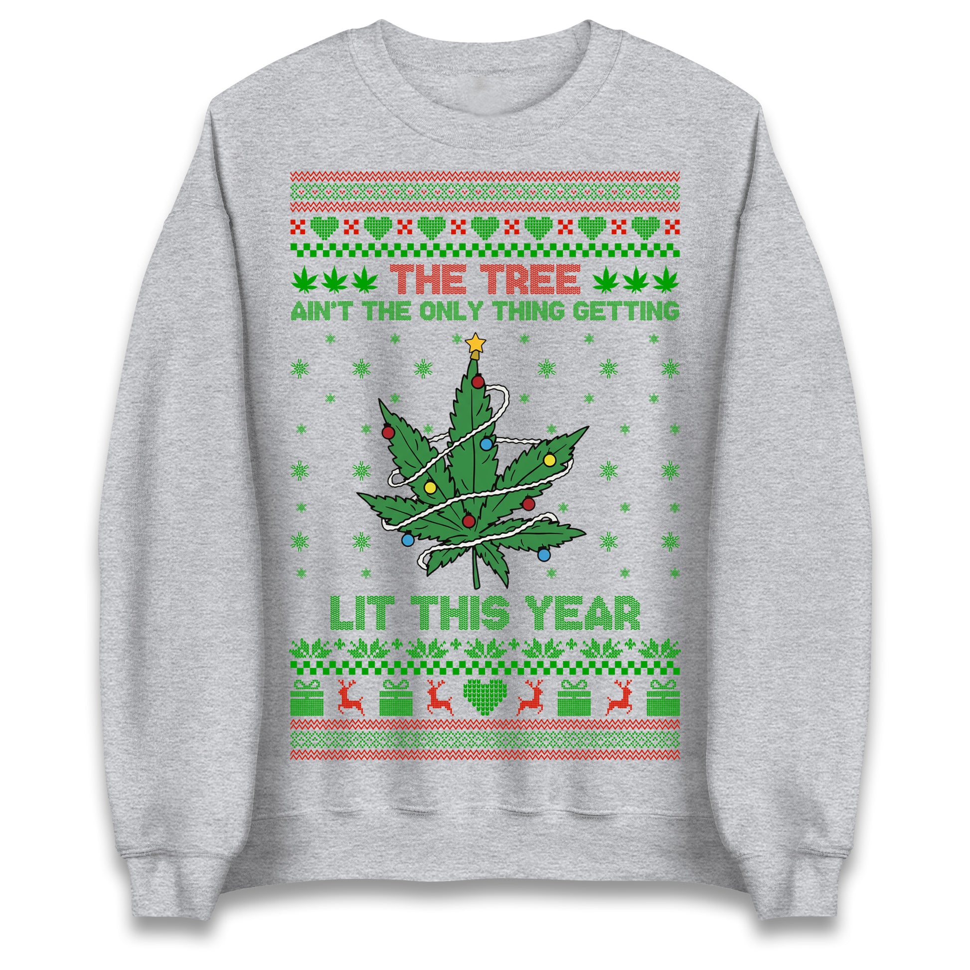 Cannabis Christmas Jumper