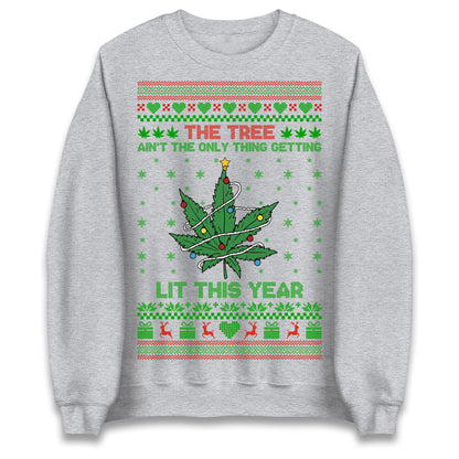 Cannabis Christmas Jumper