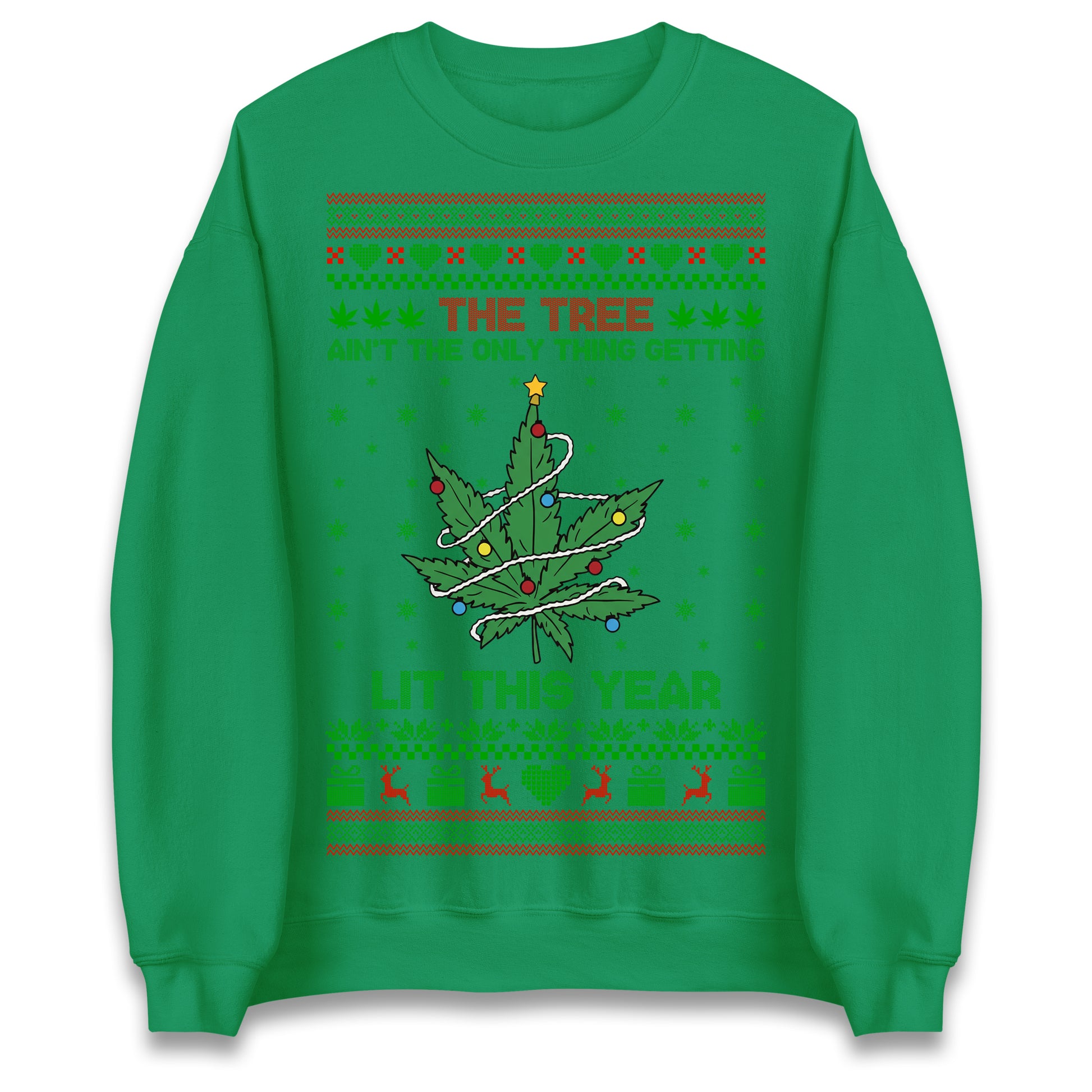 Cannabis Christmas Jumper