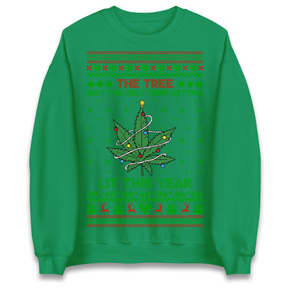 Cannabis Christmas Jumper