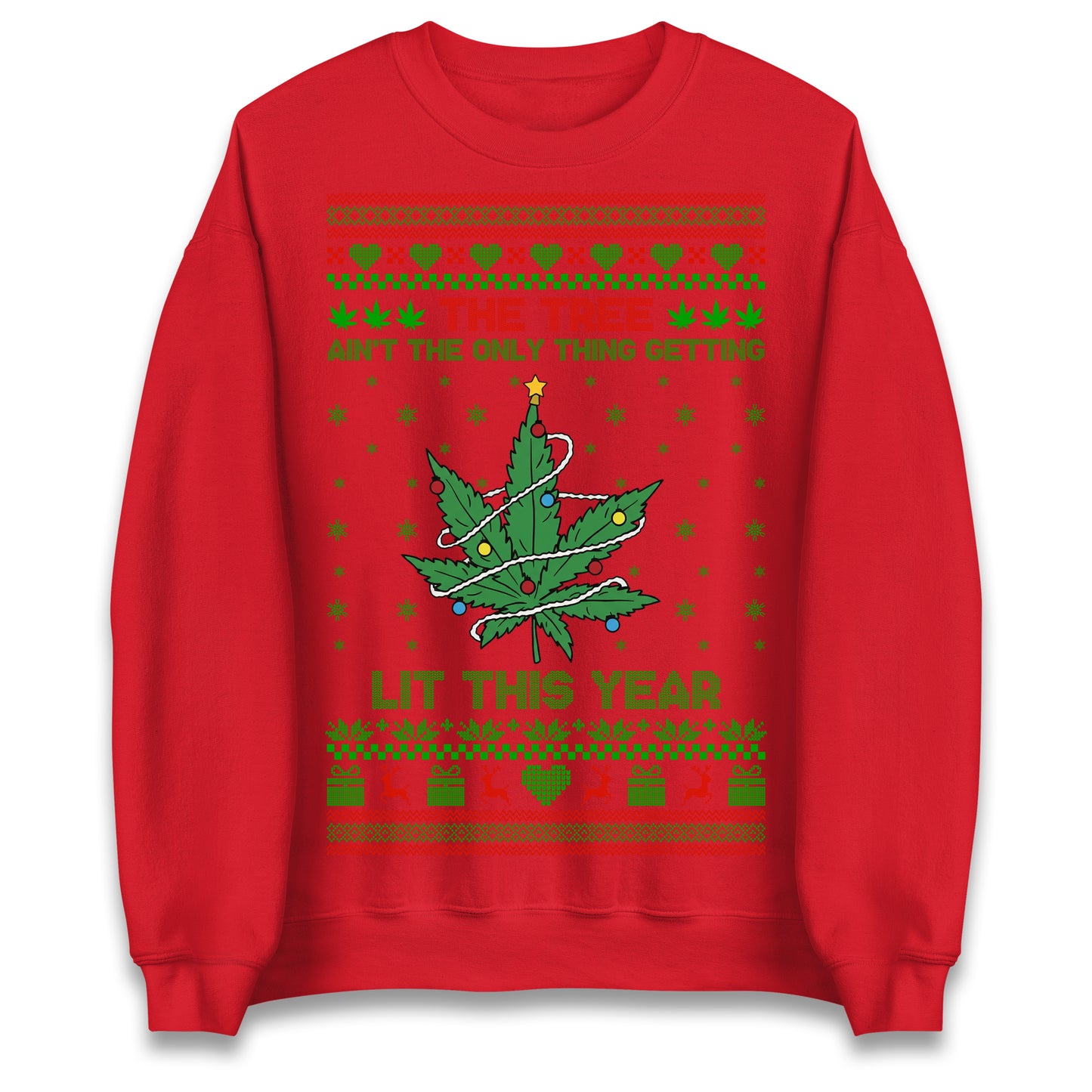 Cannabis Christmas Jumper