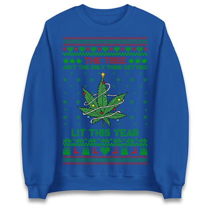 Cannabis Christmas Jumper