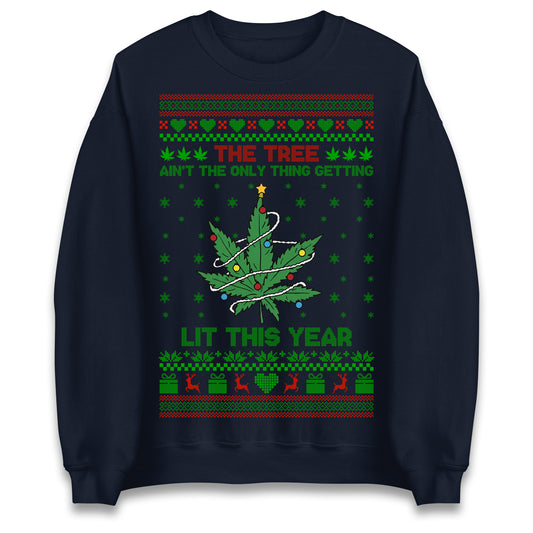 Cannabis Christmas Jumper