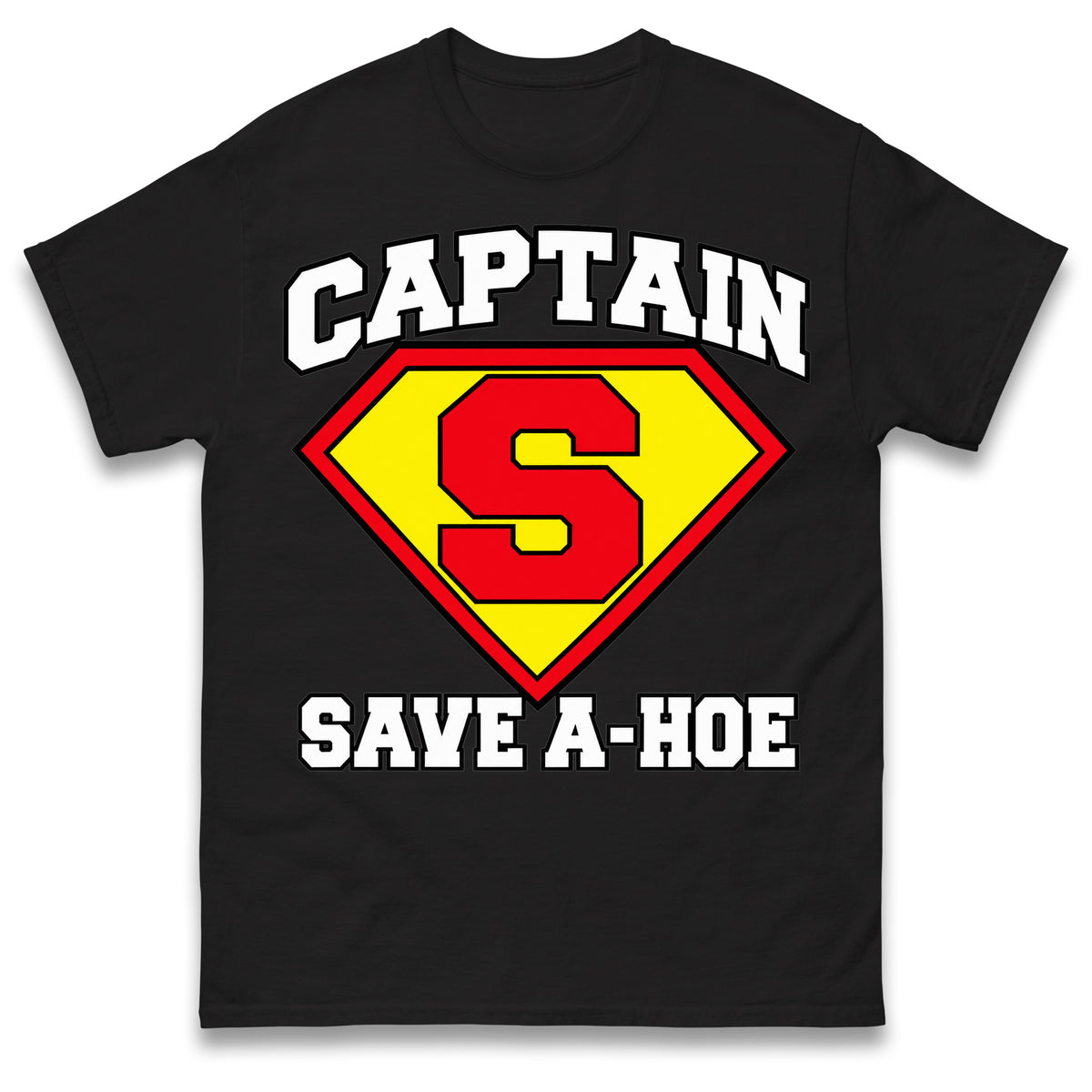 Captain Save A Hoe Shirt Funny Halloween Costume Graphic Tee