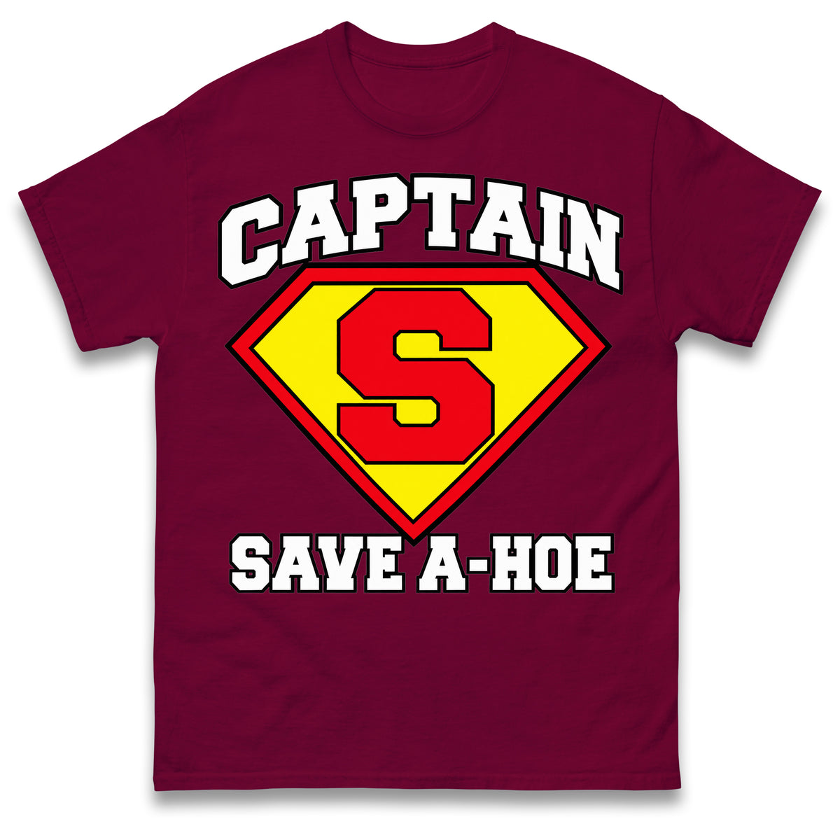 Captain Save A Hoe Shirt Funny Halloween Costume Graphic Tee