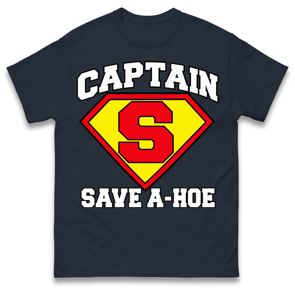 Captain Save A Hoe Shirt Funny Halloween Costume Graphic Tee