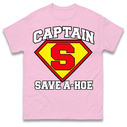Captain Save A Hoe Shirt Funny Halloween Costume Graphic Tee
