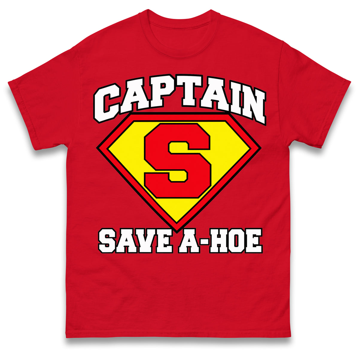 Captain Save A Hoe Shirt Funny Halloween Costume Graphic Tee