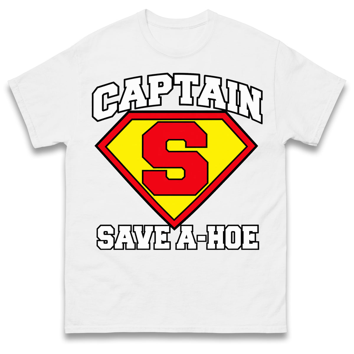 Captain Save A Hoe Shirt Funny Halloween Costume Graphic Tee