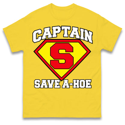 Captain Save A Hoe Shirt Funny Halloween Costume Graphic Tee
