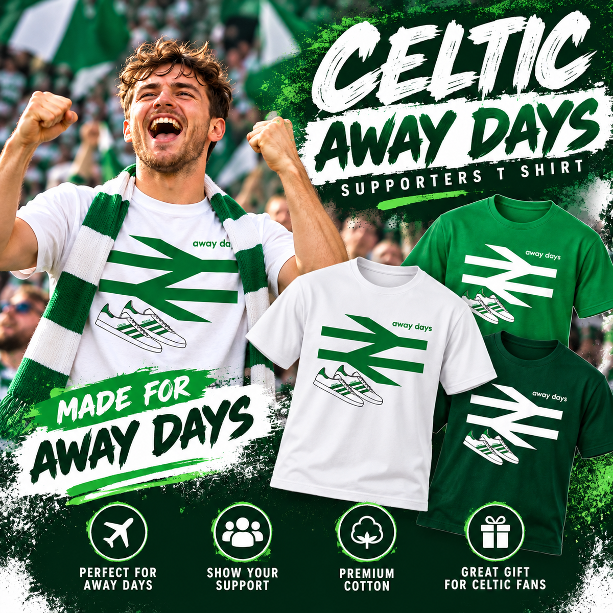 Celtic Football T Shirt for Sale