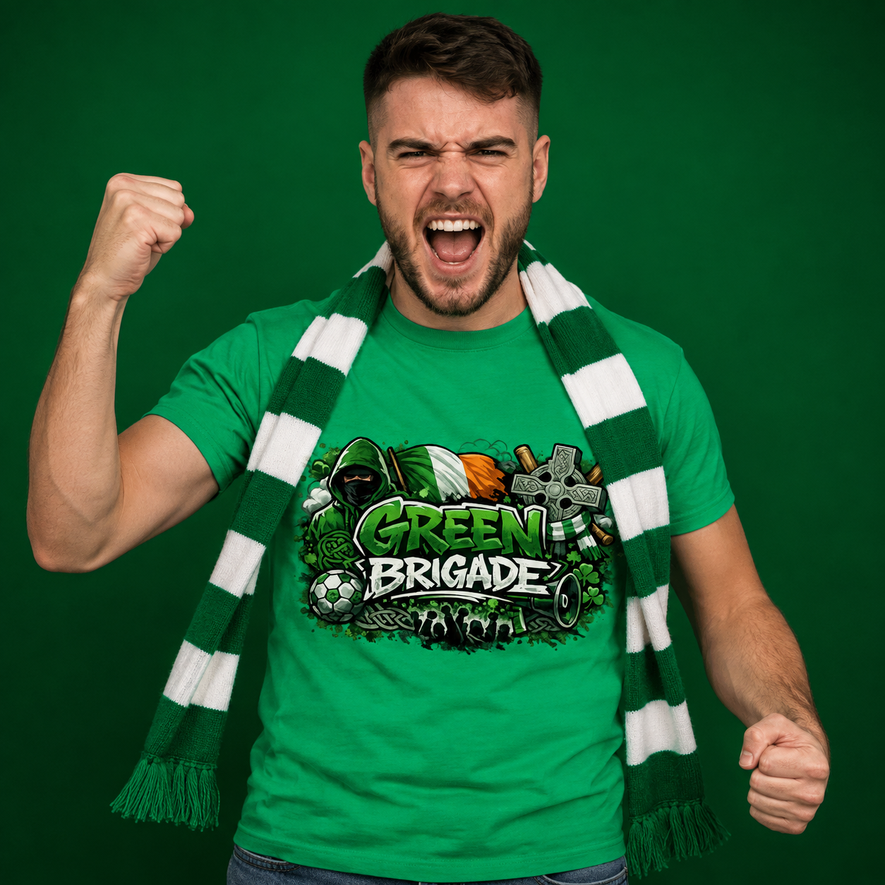 Celtic Green Brigade Football Shirt