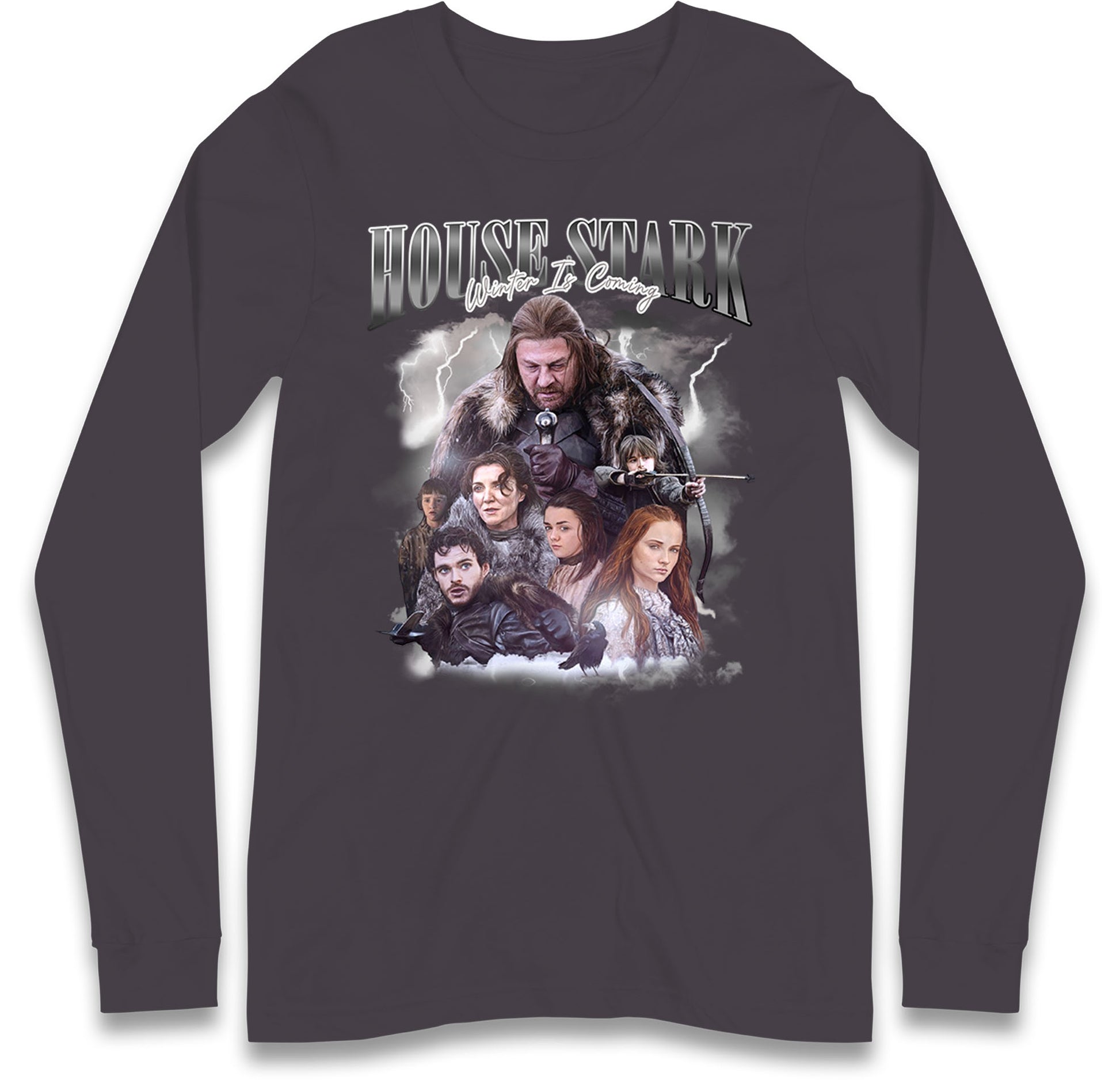 Eddard Stark Long Sleeve T Shirt