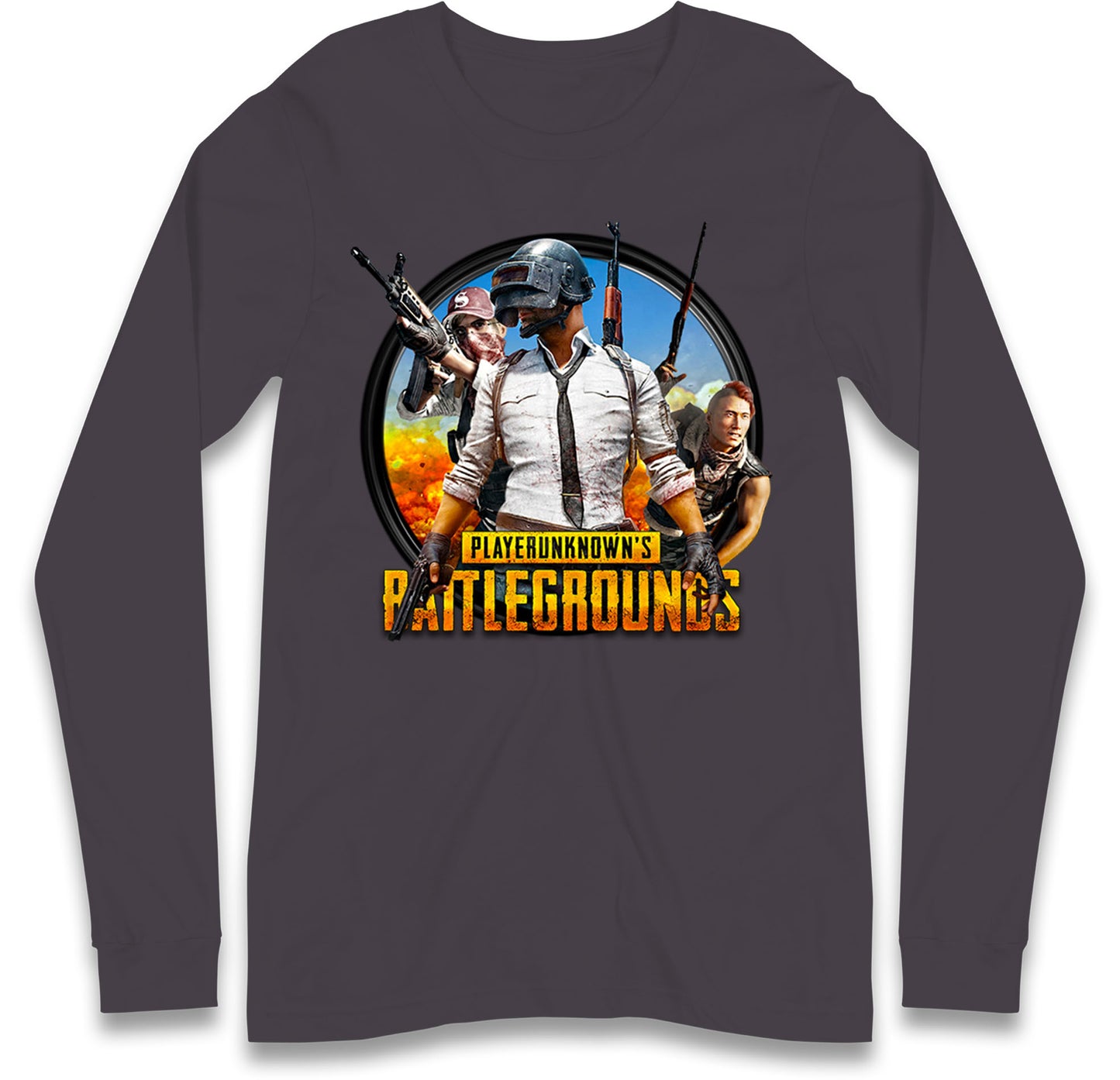 PUBG Battle Long Sleeve T Shirt