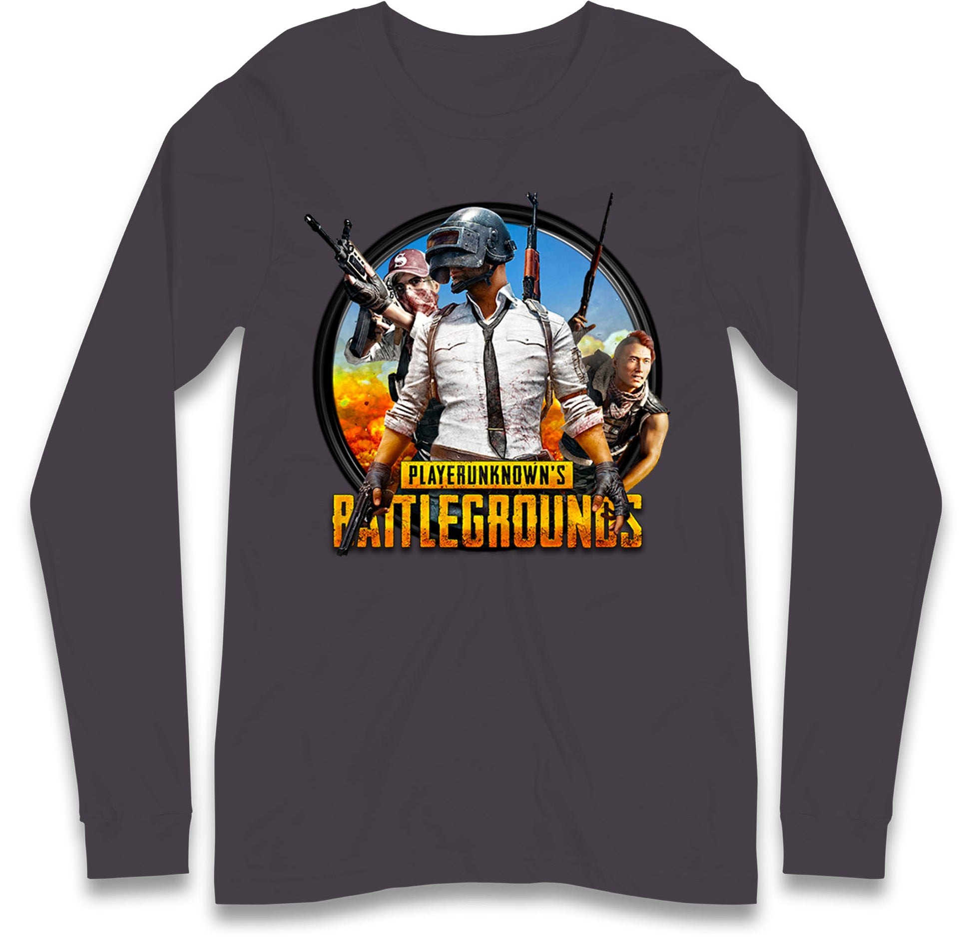 PUBG Battle Long Sleeve T Shirt