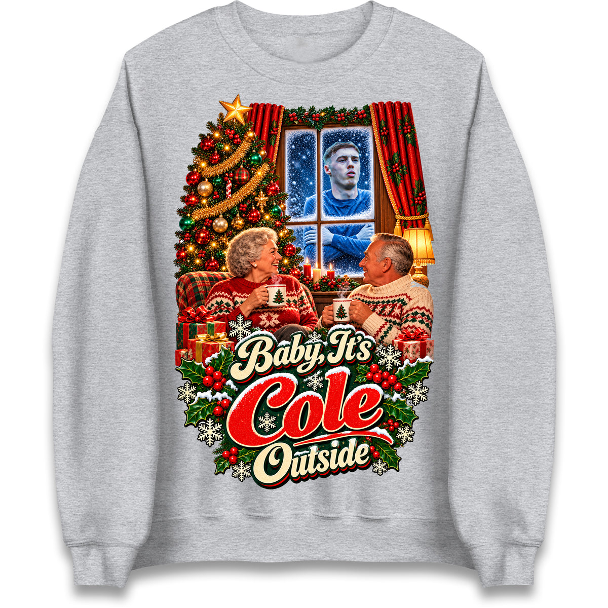 Baby It's Cole Outside Christmas Jumper