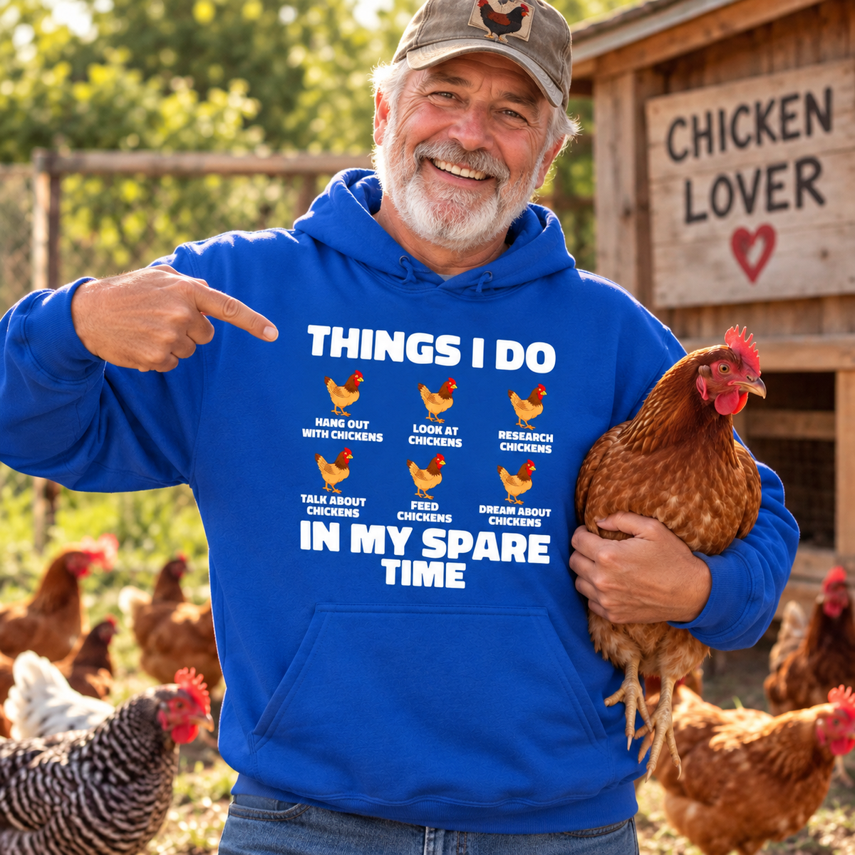 Chicken Hoodie Costume