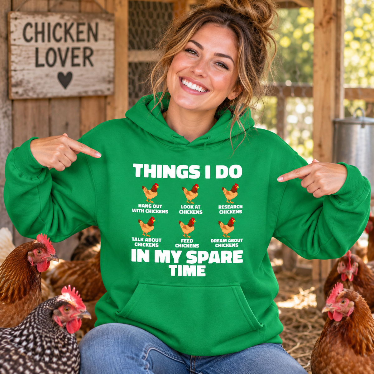Chicken Hoodie Costume
